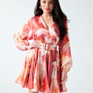 Marciano pleated mini dress
