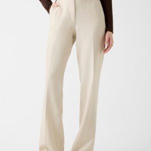 Tailored straight pants
