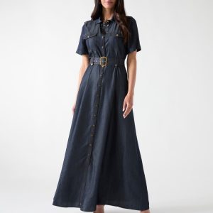 Marciano denim long dress