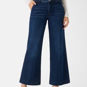 Eco Zoya Cropped Wide-Leg Jeans