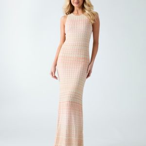 Knitted long dress