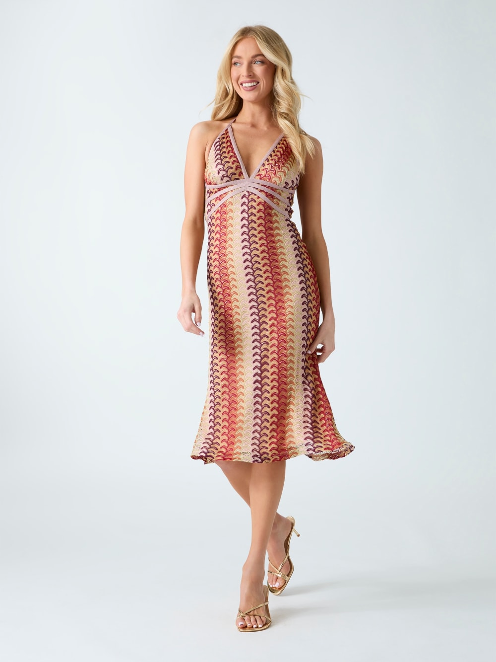 Crochet Midi Dress - Image 2