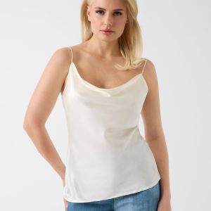 Marciano silk-blend tank top