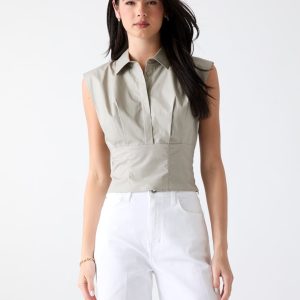 Cropped shirt