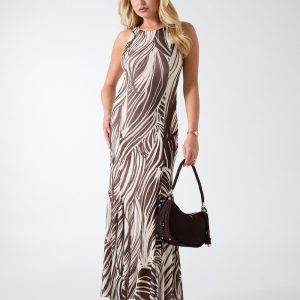 Mesh maxi dress
