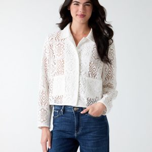 Openwork jacket