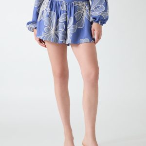 Embroidered shorts