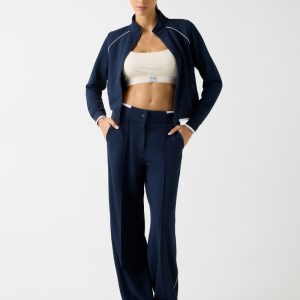 Flare-leg sweatpants