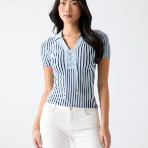 Viscose-blend top
