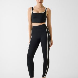 Side band seamless leggings