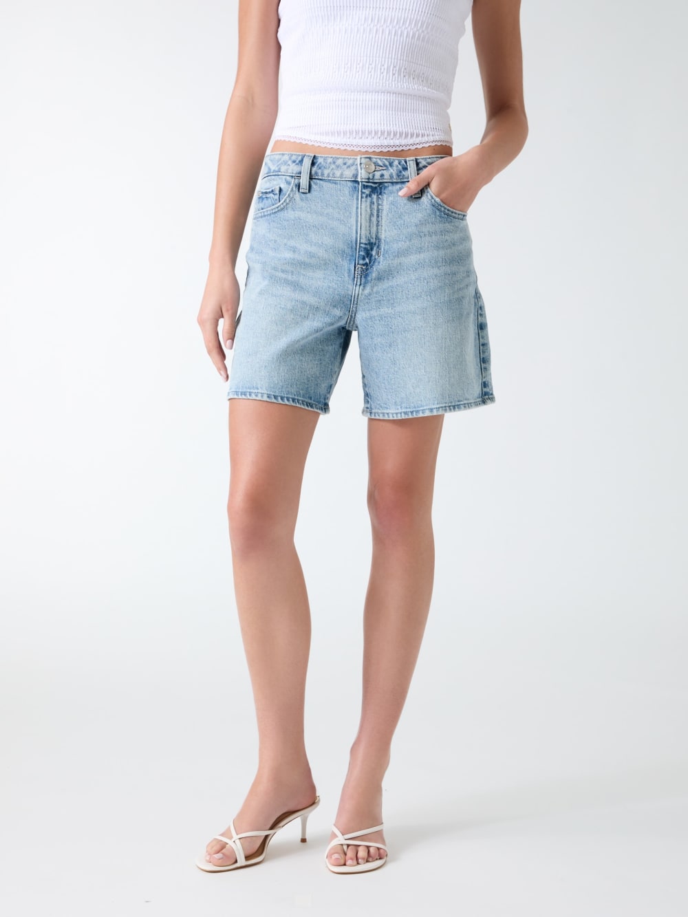 Super Relaxed Denim Shorts