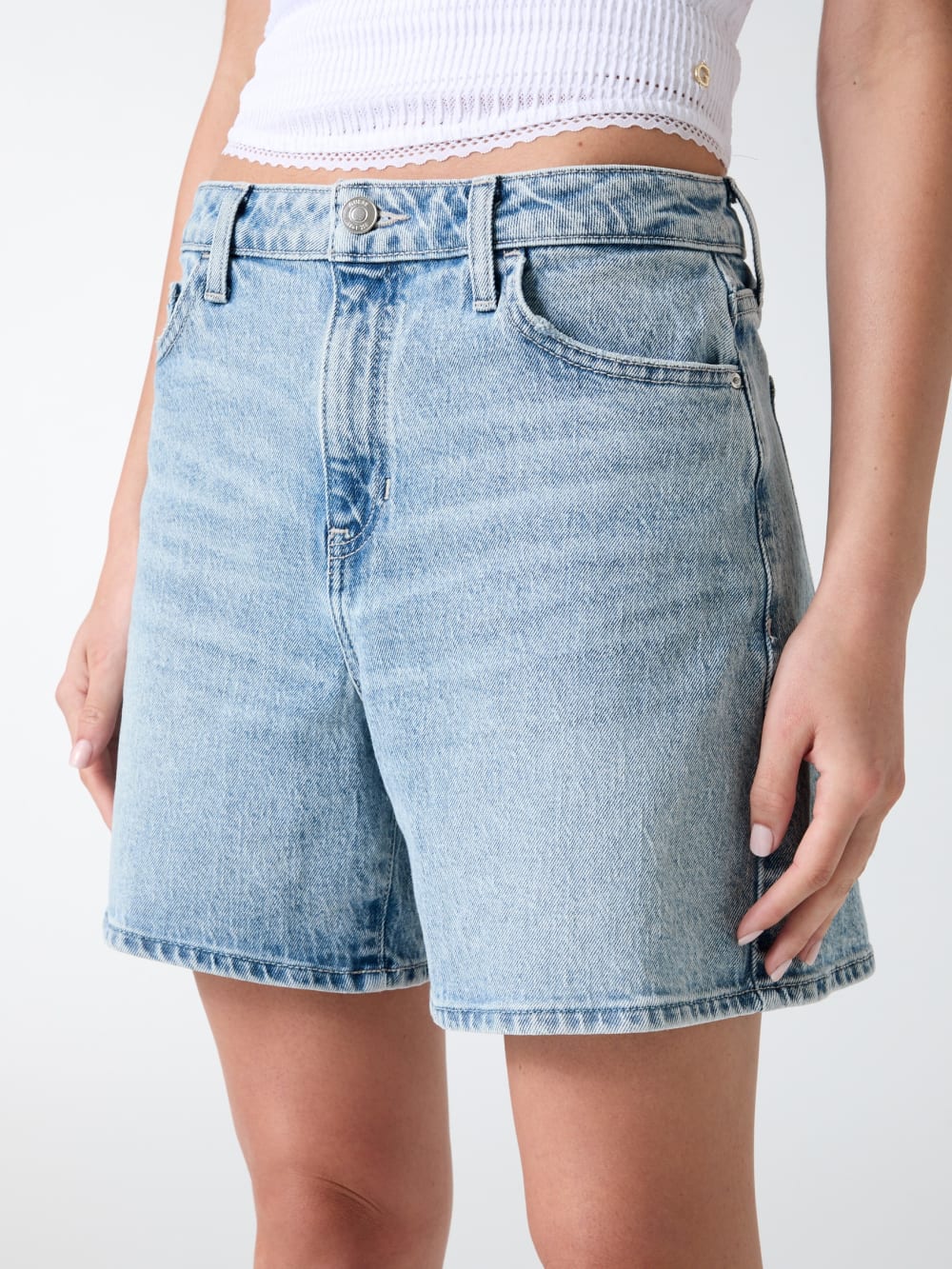 Super Relaxed Denim Shorts - Image 3
