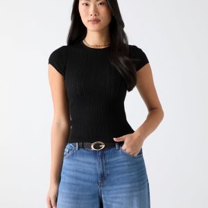 Rib knit top