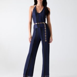 Knitted halter top