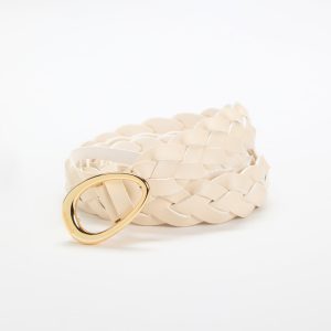 Marciano leather braided belt