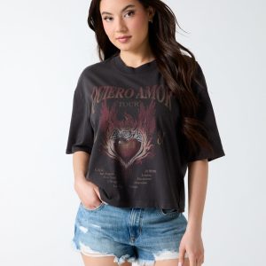 Printed boxy t-shirt