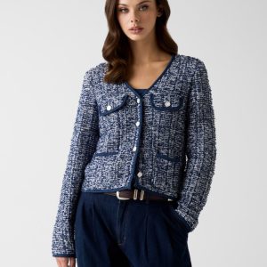 LADIES LS BTTN UP CA