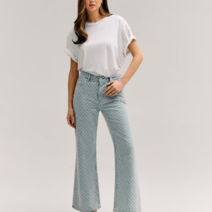 Lurex jeans