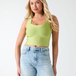 Viscose-blend top