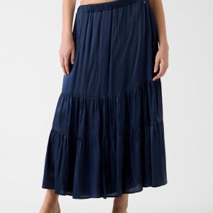 Pleated maxi skirt