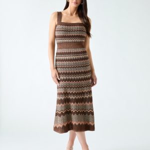 Marciano knitted lurex dress