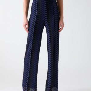 Striped flare pants