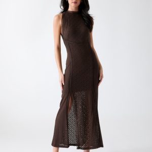 Knitted long dress