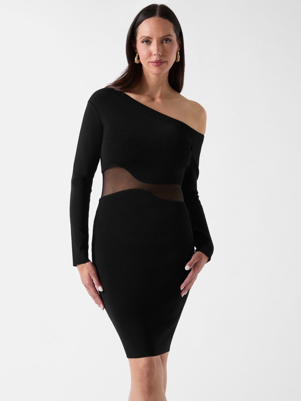 Marciano Off-Shoulder Mini Dress