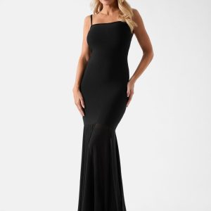 Marciano strapless mesh dress