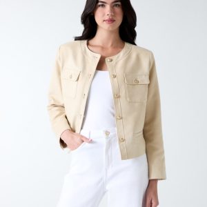 Faux-suede jacket