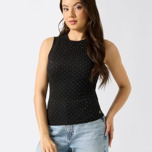 Rhinestones tank top