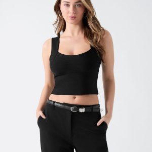 Viscose-blend top