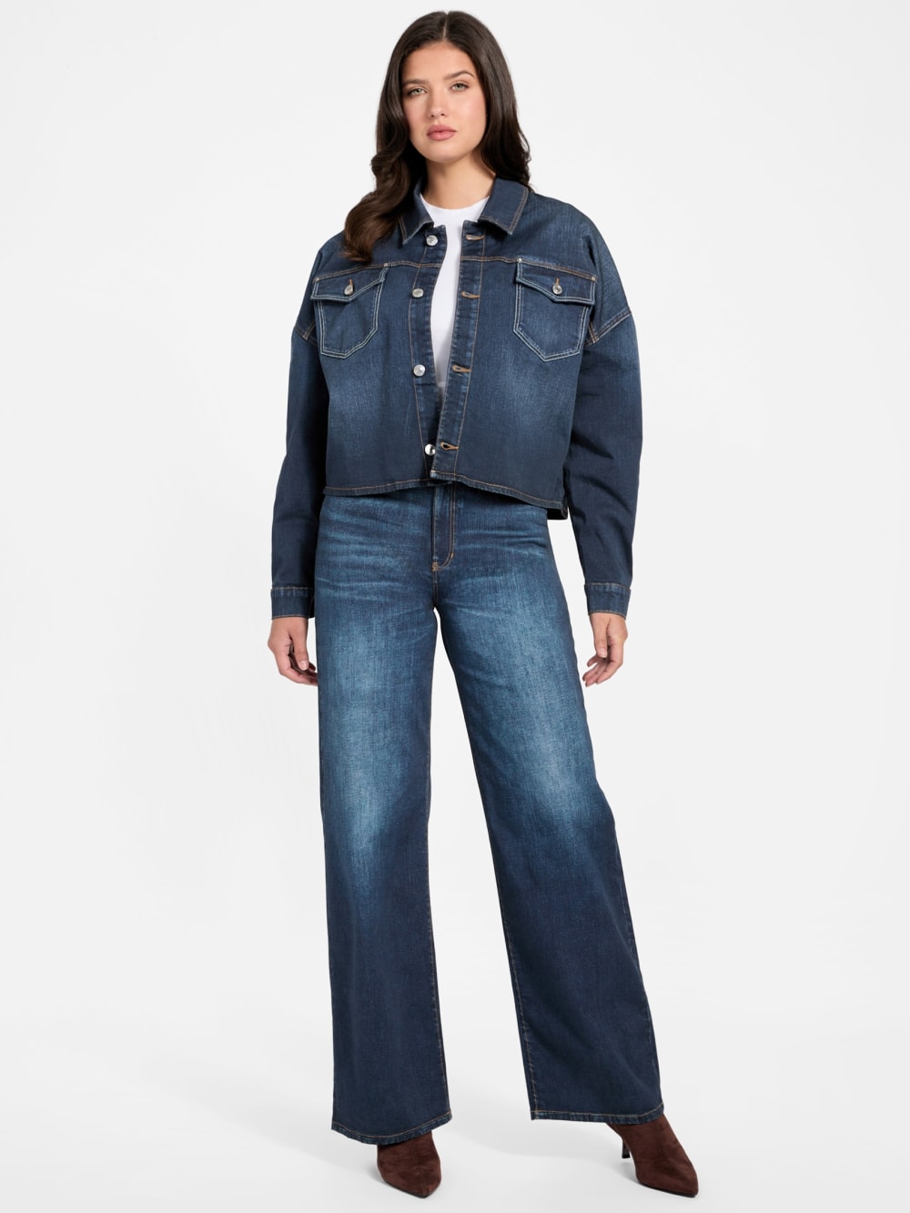 Eco Western Denim Shacket - Image 2