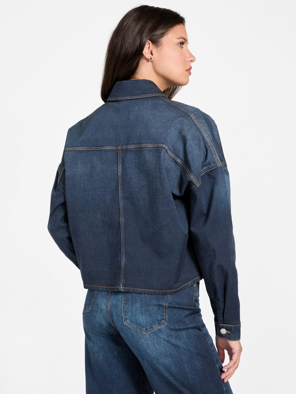 Eco Western Denim Shacket - Image 4