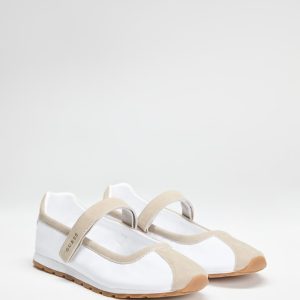 Treece logo ballet pump