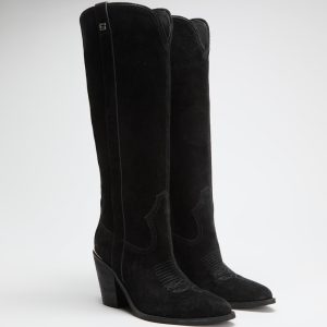 Sashan Suede Knee-High Boots