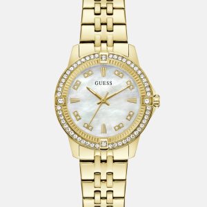 Crystal Stainless Steel analogue watch