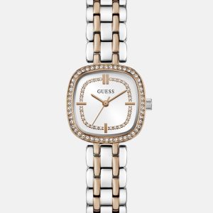 Crystal Recycled Steel analogue watch