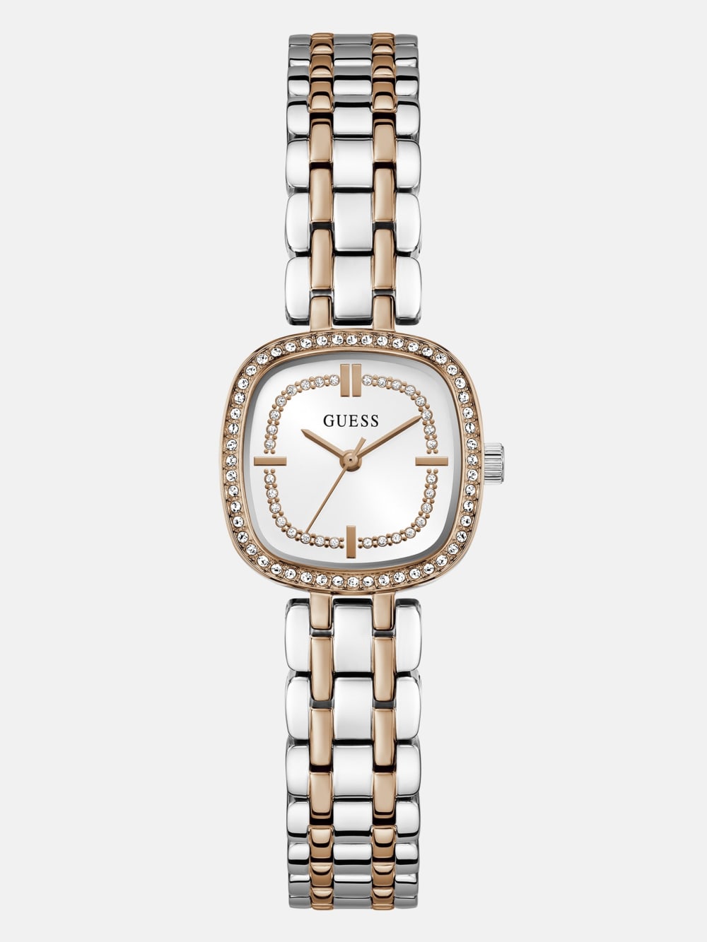 Crystal Recycled Steel analogue watch