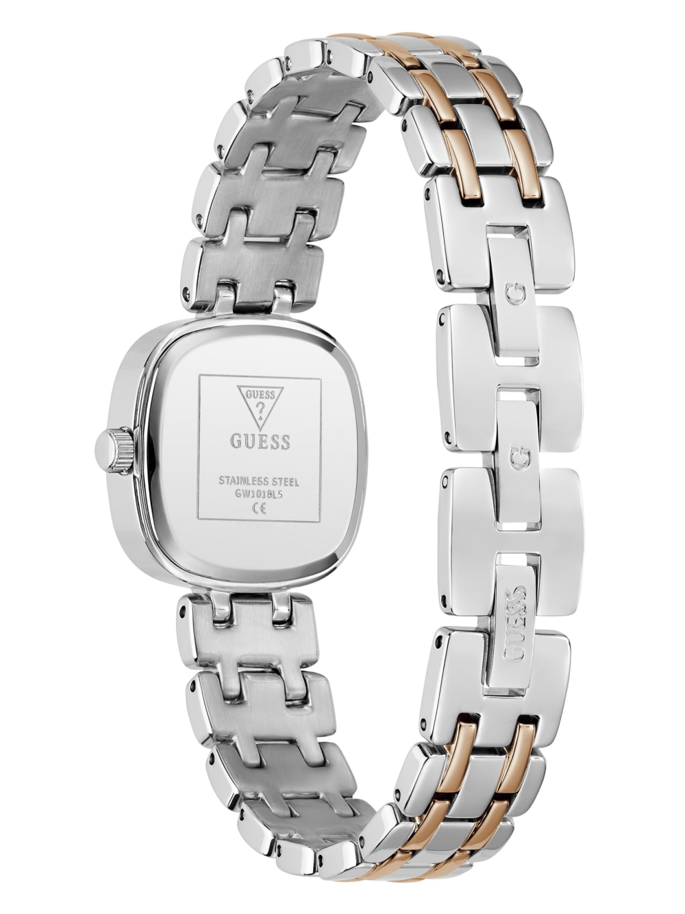 Crystal Recycled Steel analogue watch - Image 4