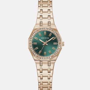 Crystal Recycled Steel analogue watch 25 mm