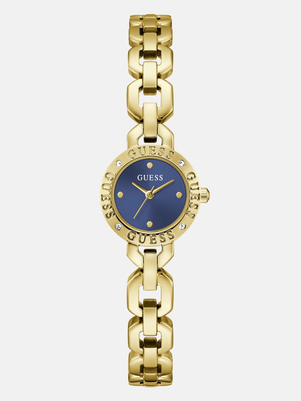 Crystal Recycled Steel analogue watch