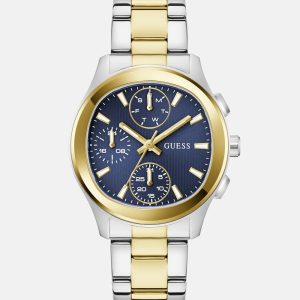 Recycled steel multi-function watch