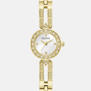 Crystal Recycled Steel analogue watch 22,5 mm