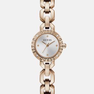 Crystal Recycled Steel analogue watch 22 mm