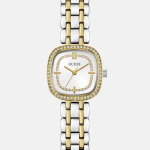 Crystal Recycled Steel analogue watch