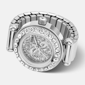 Crystal analogue watch-ring