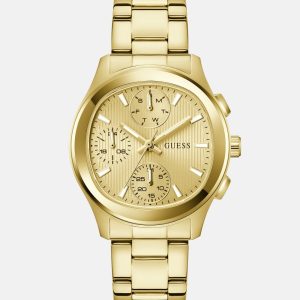 Recycled steel multi-function watch