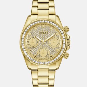 Crystal Stainless Steel multi-function watch