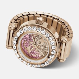 Crystal analogue watch-ring